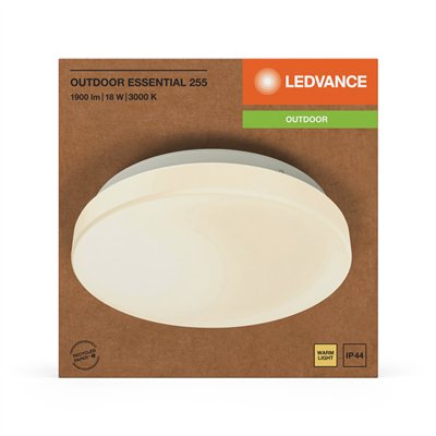 OUTDOOR ESSENTIAL 255mm 18W 830 White