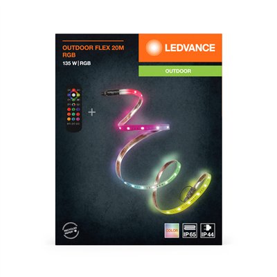 OUTDOOR FLEX IP65 RGB 20M RGB IP65 Remote Control