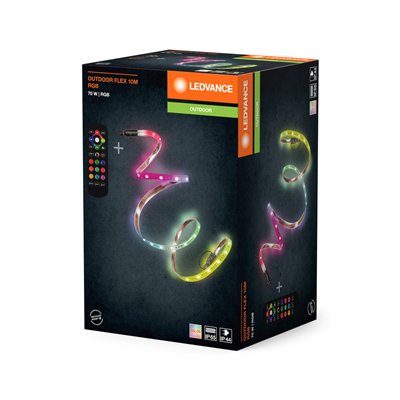 OUTDOOR FLEX IP65 RGB 10M RGB IP65 Remote Control