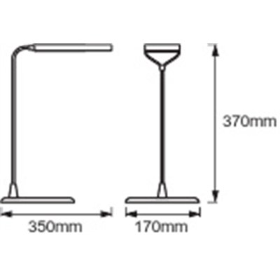PANAN® Disc Single Gray DIM 3000K