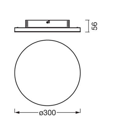 PLANON™ Frameless Round 300mm 20W 830 White