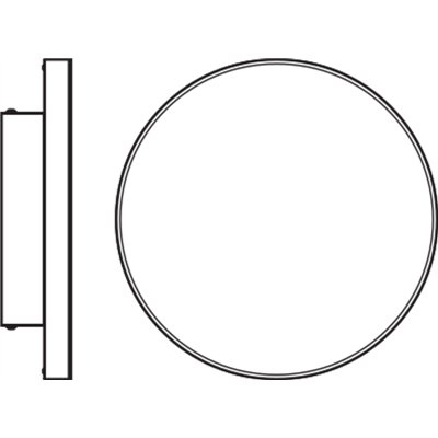 PLANON™ Frameless Round 300mm 19W 3000K