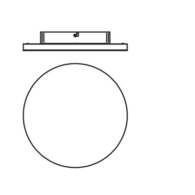 PLANON™ Frameless Round 450mm 28W 830 White