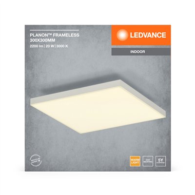 PLANON™ Frameless 300x300mm 20W 830 White