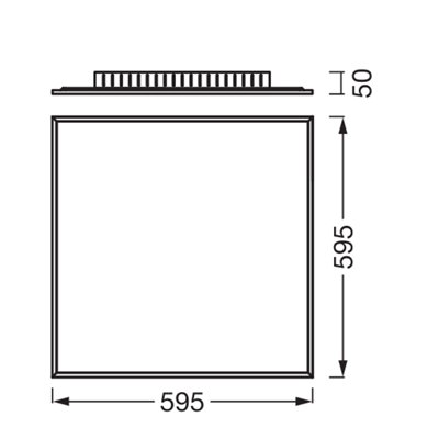 PLANON™ Plus 600x600mm 40W 840 White