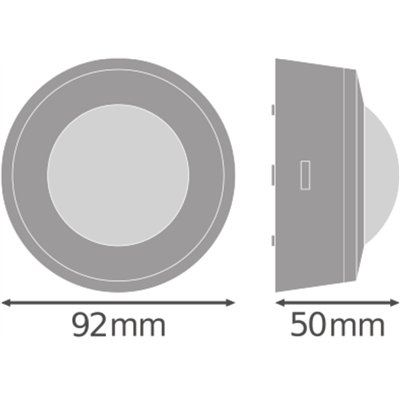 SENSOR CEILING IP44 360DEG IP44 WT