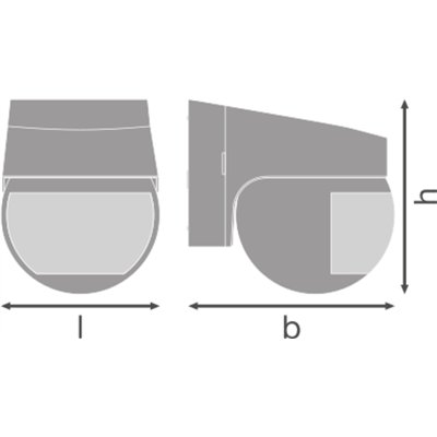 SENSOR WALL 110DEG IP44 DG