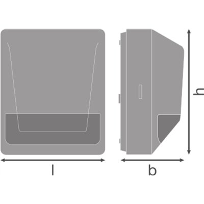SENSOR WALL 180DEG IP55 DG