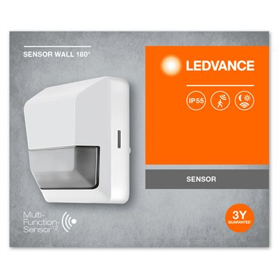 SENSOR WALL 180DEG IP55 WT