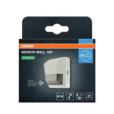 SENSOR WALL 180DEG IP55 WT