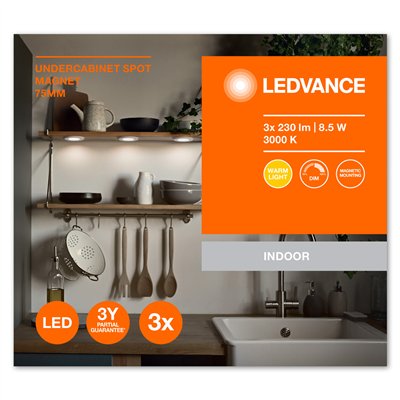 Spot Magnet 75mm 8.5W 3000K