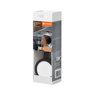 Spot Puck 65mm 3 x 3W 830 Black