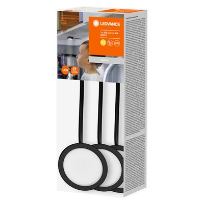 Spot Puck 65mm 3 x 3W Black