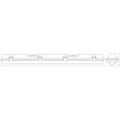 SUBMARINE SENSOR 120cm 16W 4000K