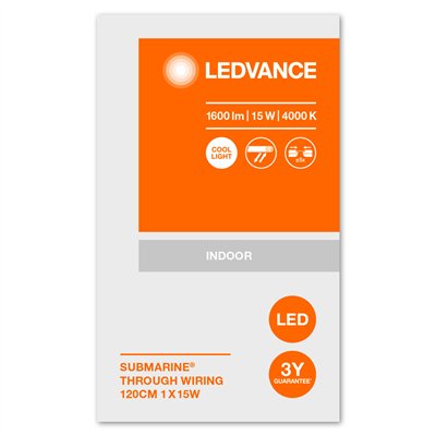 SUBMARINE THROUGHWIRING 120cm 15W 4000K