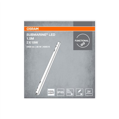 SUBMARINE® 2 x 19W 4000K