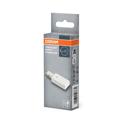 Tracklight accessories Supply Connector White