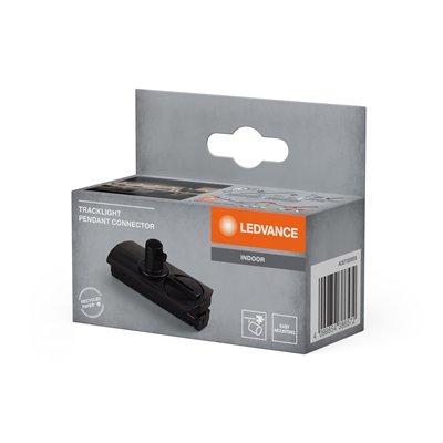 Tracklight accessories Pendant Connector Black