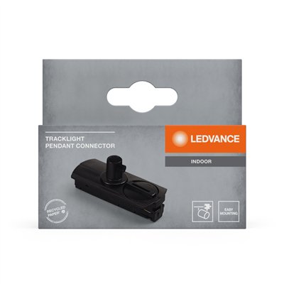 Tracklight accessories Pendant Connector Black