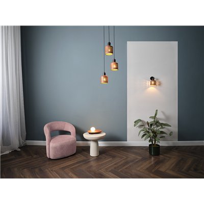 Decor Clay Windows Wall 1XE27 Brown