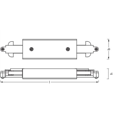 Tracklight accessories Middle Power Supply White
