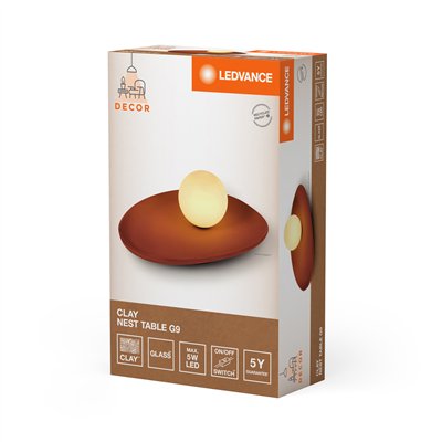 Decor Clay Nest Table 1XG9 Brown