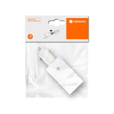 Tracklight accessories Supply Connector White