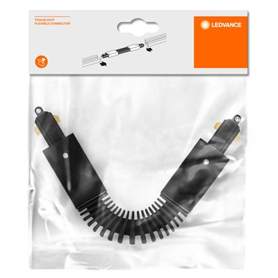Tracklight accessories Flexible Connector Black