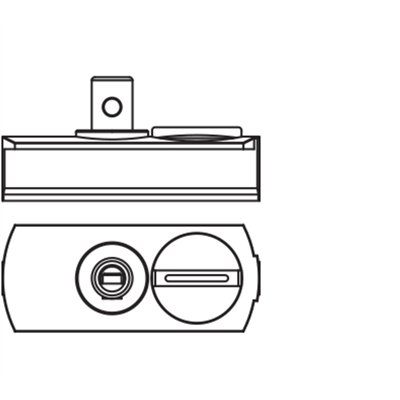 Tracklight accessories Pendant Connector White