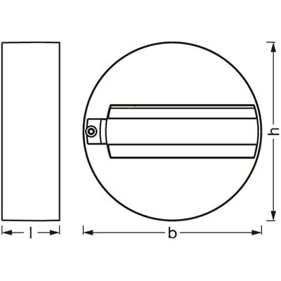 Tracklight rail and base Black