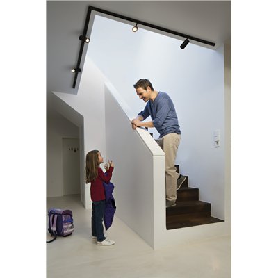 Tracklight rail and base 1M Black