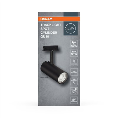 TRACKLIGHT SPOT CYLINDER GU10 Black