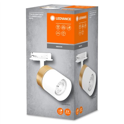 TRACKLIGHT SPOT CYLINDER GOLD GU10 White