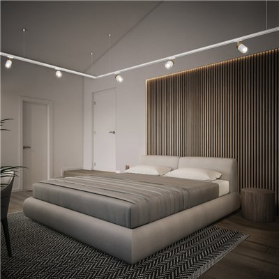 TRACKLIGHT SPOT CYLINDER GOLD GU10 White