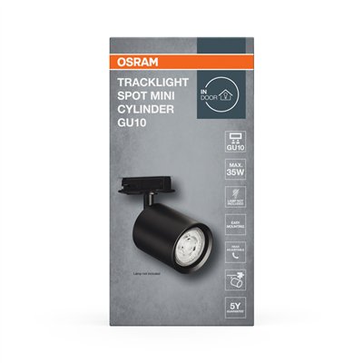 TRACKLIGHT SPOT MINI CYLINDER GU10 Black