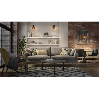 Decor Clay Windows Wall 1XE27 Brown