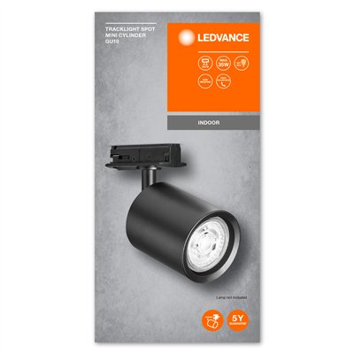 TRACKLIGHT SPOT MINI CYLINDER GU10 Black 