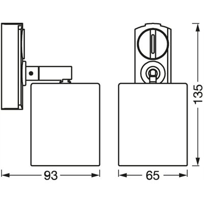TRACKLIGHT SPOT MINI CYLINDER GU10 Black 