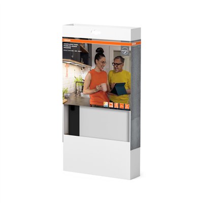 UNDERCABINET PANEL FRAMELESS 30x20cm CCT DIM Black