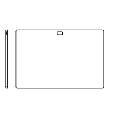 UNDERCABINET PANEL FRAMELESS 30x20cm CCT DIM Black