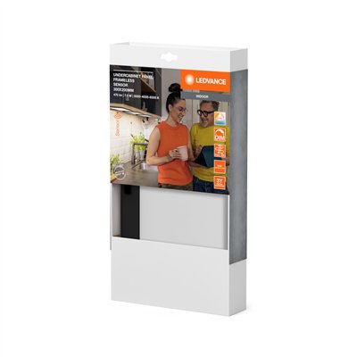 UNDERCABINET PANEL FRAMELESS 30x20cm CCT DIM Black