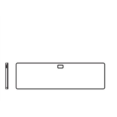 UNDERCABINET PANEL FRAMELESS 30x10cm CCT DIM Black