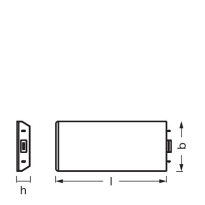 UNDERCABINET SOCKET FRAMELESS 830 DIM White Extension