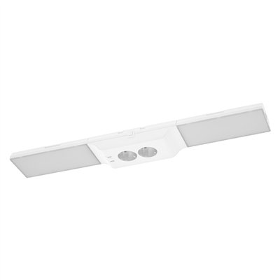 UNDERCABINET SOCKET FRAMELESS 830 DIM USB White Kit