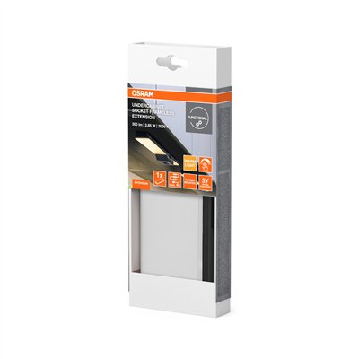 UNDERCABINET SOCKET FRAMELESS 830 DIM Black Extension