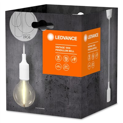 Vintage 1906 PenduLum Bell White