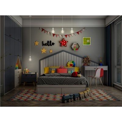 Vintage 1906 PenduLum Round Plaster White