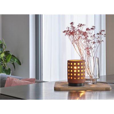 Decor Clay Windows Table 1XE27 Brown