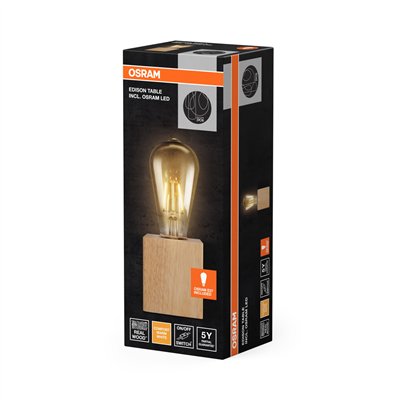 Vintage 1906 Table Luminaire 2.5.W 824 E27 Brown