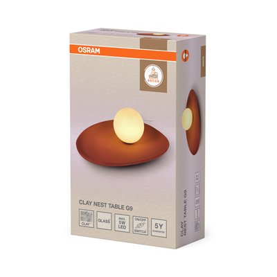 Decor Clay Nest Table 1XG9 Brown